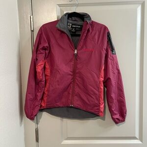 Marmot Fuchsia and Charcoal Jacket